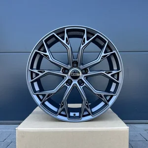 4x 19 Zoll Felgen FF Wheels FF02 grau matt für Audi A4 S4 B8 B81 B9 S-Line Avant 2