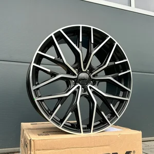 19 Zoll Felgen WH37 schwarz poliert für Mercedes EQA250 B Klasse W246 W247 F2B