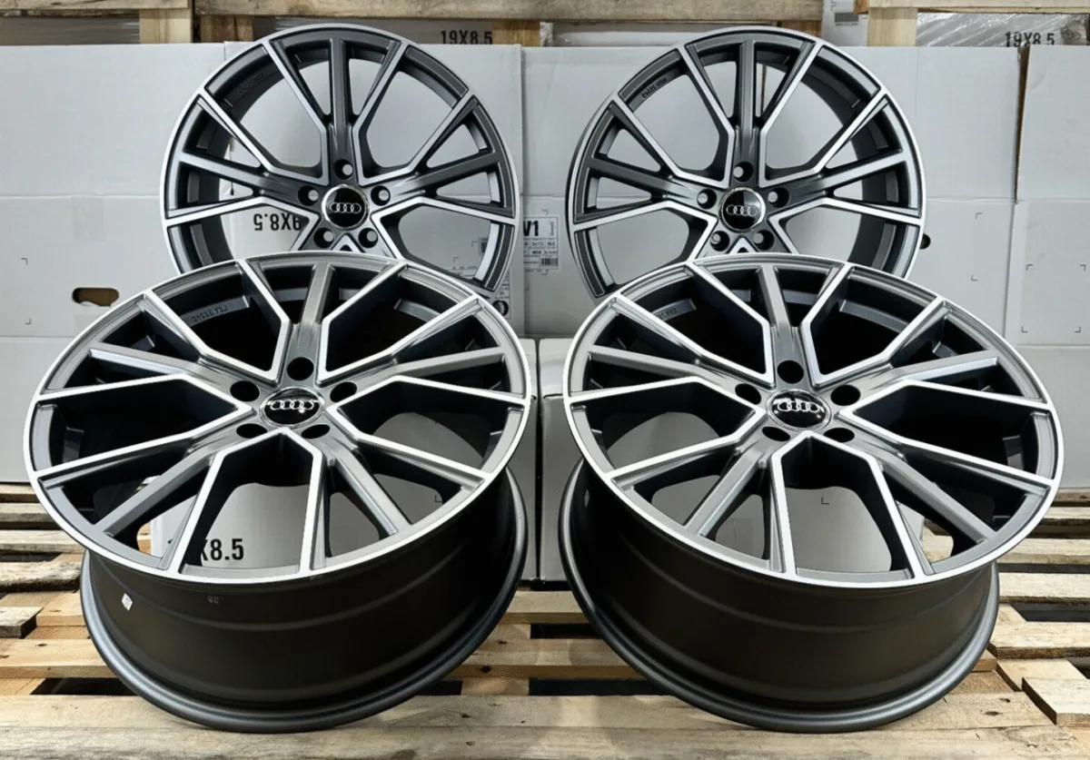 18 Zoll Felgen Avus AF18 grau matt für Audi A4 S4 B6 B7 B8 B9 A5 B8 A8 4H A7 4G