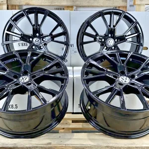 19 Zoll Felgen Avus AF18 schwarz für VW Passat B6 B7 Beetle EOS 1F ID.3 Jetta KM