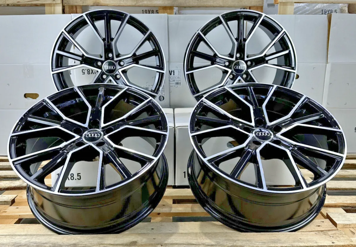 18 Zoll Felgen Avus AF18 schwarz für Audi A4 S4 B6 B7 B8 B9 A5 B8 A8 4H A7 4G