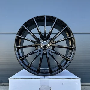 4x 18 Zoll Felgen V1 Wheels V2 schwarz für Audi Q2 Q3 GA 8U 8U1 A8 4E S-Line