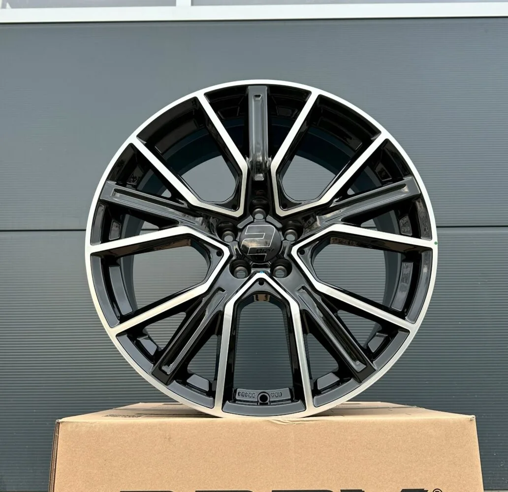 18 Zoll Felgen WH34 schwarz poliert für Mercedes SLK SLC Klasse R170 R171 R172