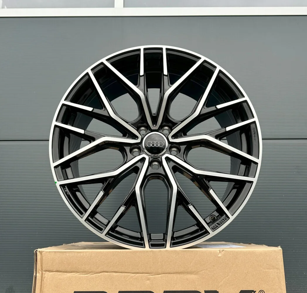 20 Zoll Felgen WH37 schwarz poliert für Audi Q3 Q4 8U A6 4F 4F1 C6 A8 4E Q2 GA