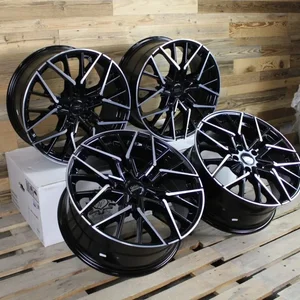 19 Zoll Felgen MM06 schwarz poliert für Mercedes C E Klasse W204 W205 W212 W213 2