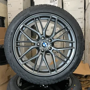 19 Zoll Winterräder Kompletträder Räder DM08 grau für BMW 5er G30 G31 G5L G5K