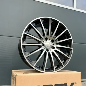 19 Zoll Felgen WH39 schwarz poliert für Mercedes S CL GLK EQB Klasse W220 C215 3