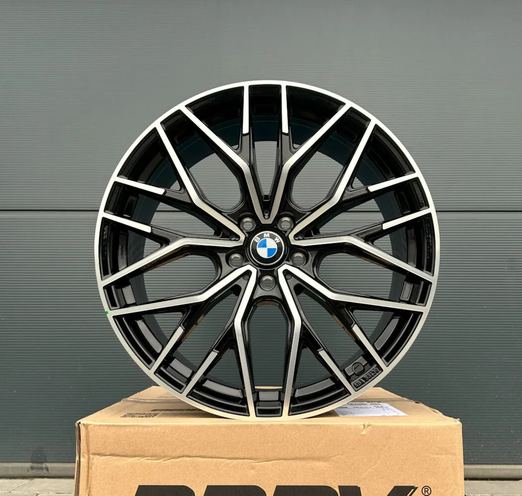 4x 19 Zoll Felgen WH37 schwarz poliert für BMW 3er F30 F31 3L 3K M Performance