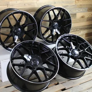 19 Zoll Felgen MM05 schwarz matt Mercedes E GLC S Klasse W211 W213 W221 W222 3