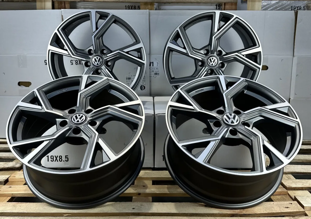 18 Zoll Felgen AF20 grau matt für VW Sharan 7N Tiguan 5N Phaeton Jetta Passat B8