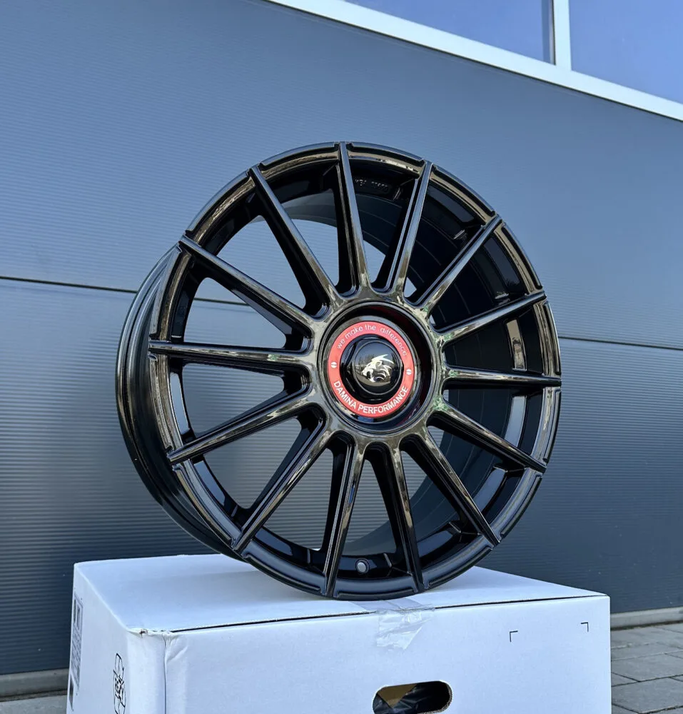 19 Zoll Felgen Damina DM08 schwarz rot für SL SLC SLK Klasse R230 R231 R172 AMG