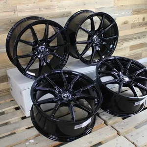 18 Zoll Felgen V1-Wheels  schwarz für Skoda Octavia 1Z 5E NX RS Superb 3T Karoq 3