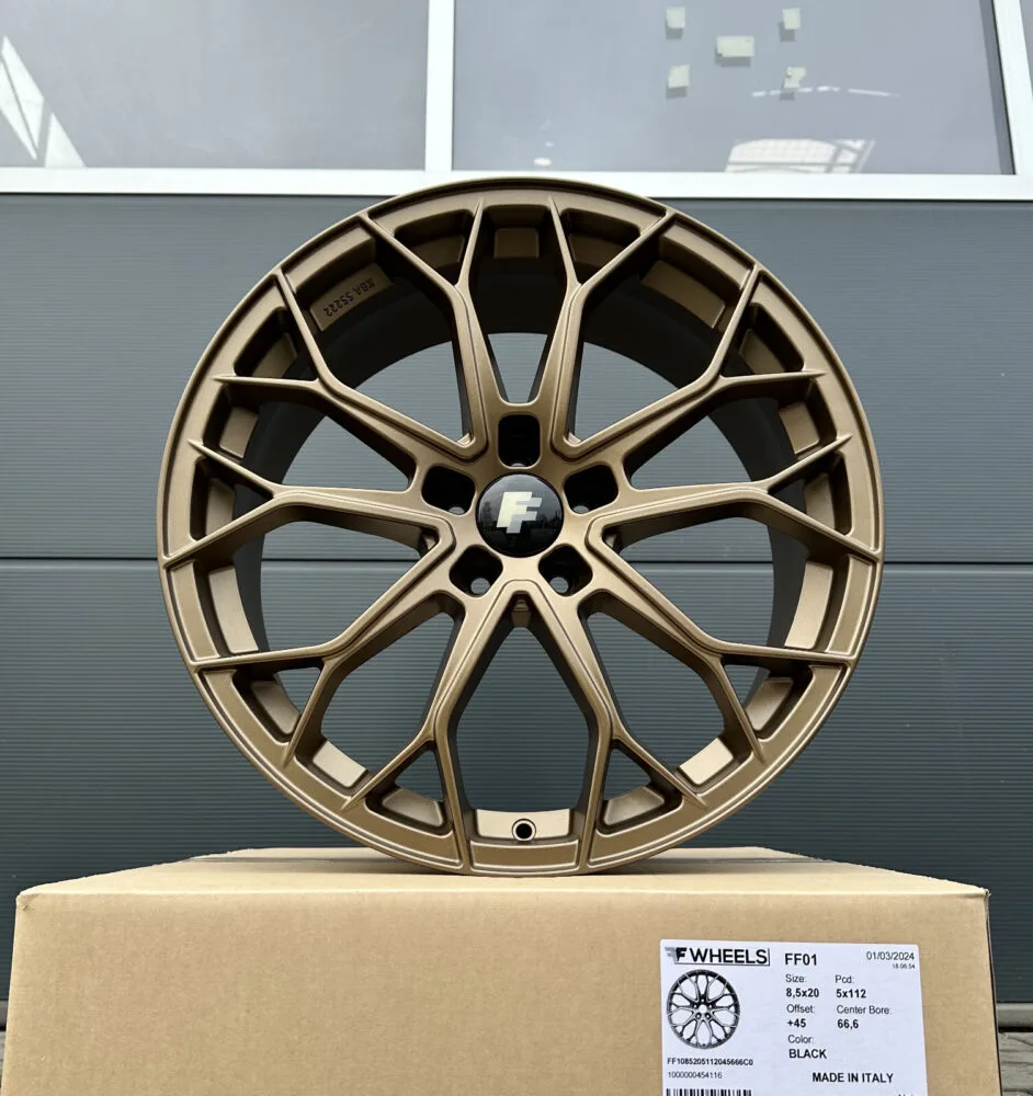 19 Zoll 4 Felgen FF01 bronze für Seat Leon 1P 5F KL Cupra Ateca Yeti 5x112
