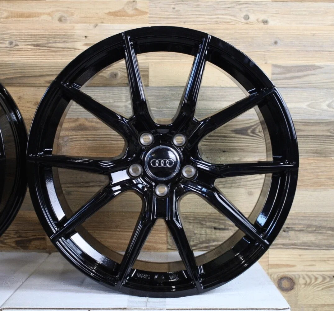 18 Zoll V1 Wheels V1 schwarz für Audi A4 A5 B6 B7 B8 B9 8E A6 C6 C7 4F 4G Q2 Q3