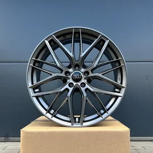 4x 18 Zoll Felgen Damina DM08 anthrazit für Audi A8 4E 4H F8 D3 D4 D5 S-Line S