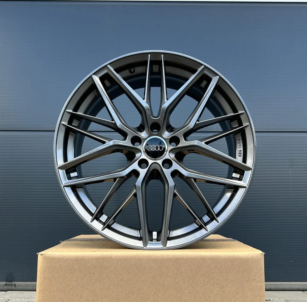 4x 18 Zoll Felgen Damina DM08 anthrazit für Audi A4 S4 B6 B7 B8 B81 B9 8E 8H S