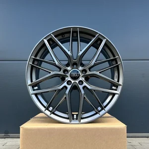 4x 18 Zoll Felgen Damina DM08 anthrazit für Audi A4 S4 B6 B7 B8 B81 B9 8E 8H S 2