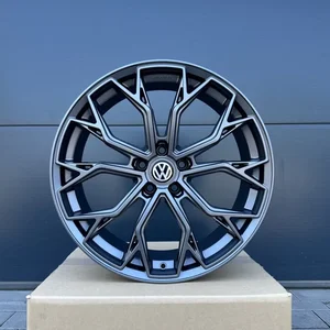 4x 19 Zoll Felgen FF02 grau für VW Golf 7 8 GTI GTD GTE eGolf R-Line 7R 8R