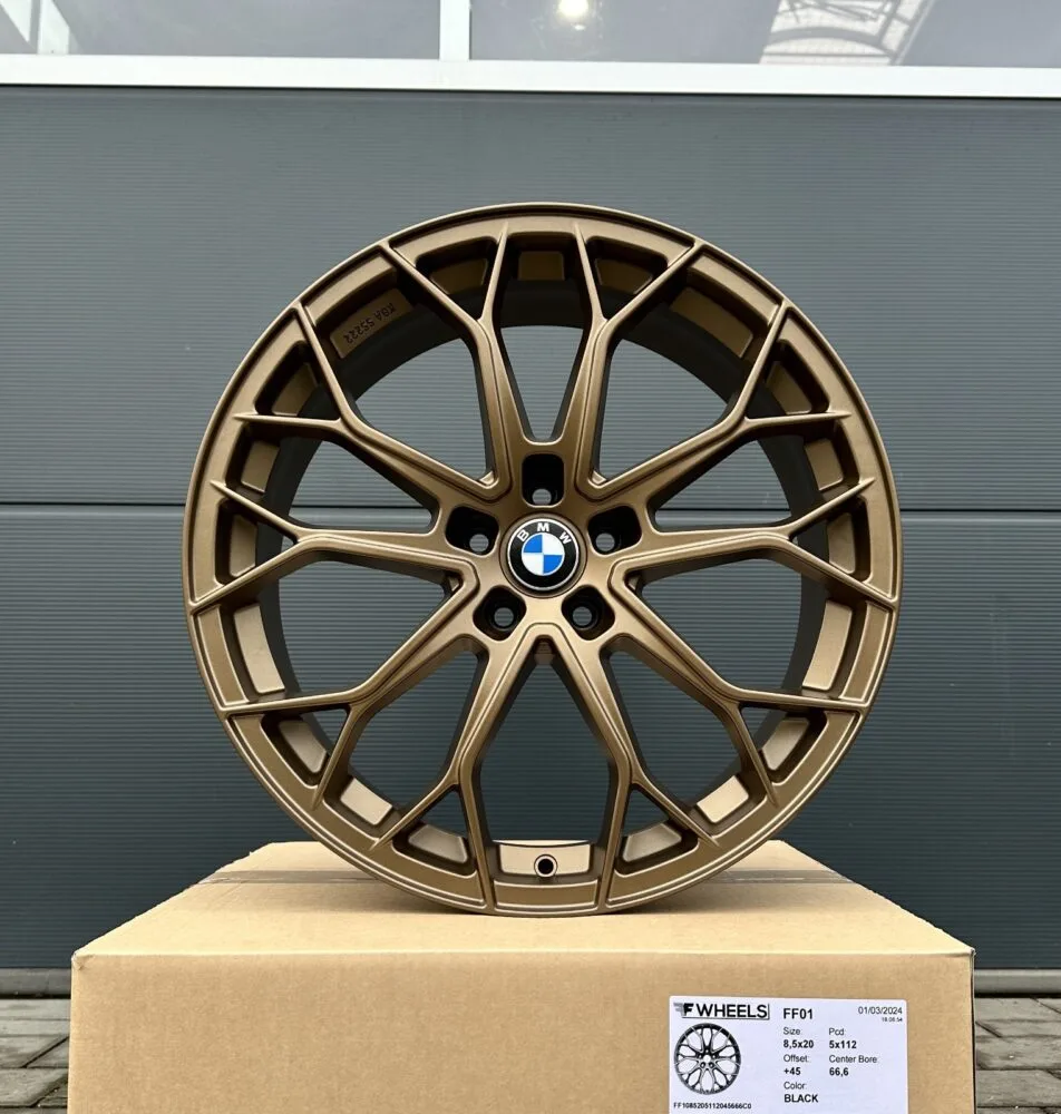 18 Zoll Felgen FF Wheels FF01 bronze für BMW 4er G22 G23 G26 G4C M Performance