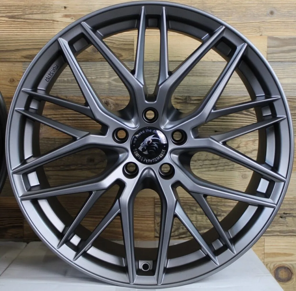 20 Zoll Felgen Damina DM08 Grau für VW Tiguan 5N T-ROC T ROC A1 Jetta ID3 ID4