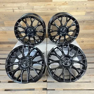 19 Zoll Felgen Damina DM10 schwarz für Seat Leon 1P 5F KL Cupra Ateca Yeti 5x112 2