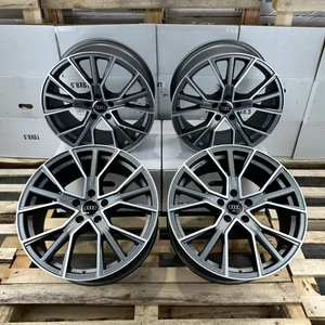 18 Zoll Felgen Avus AF18 grau matt für Audi A4 S4 B6 B7 B8 B9 A5 B8 A8 4H A7 4G 2