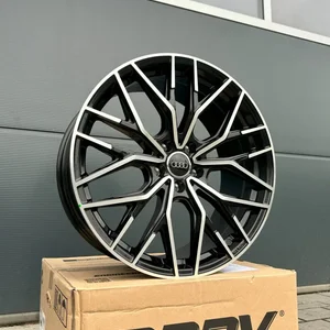 19 Zoll Felgen 2DRV WH37 schwarz poliert für Audi Q3 Q5 SQ5 8U F3 8R FY S-Line 3