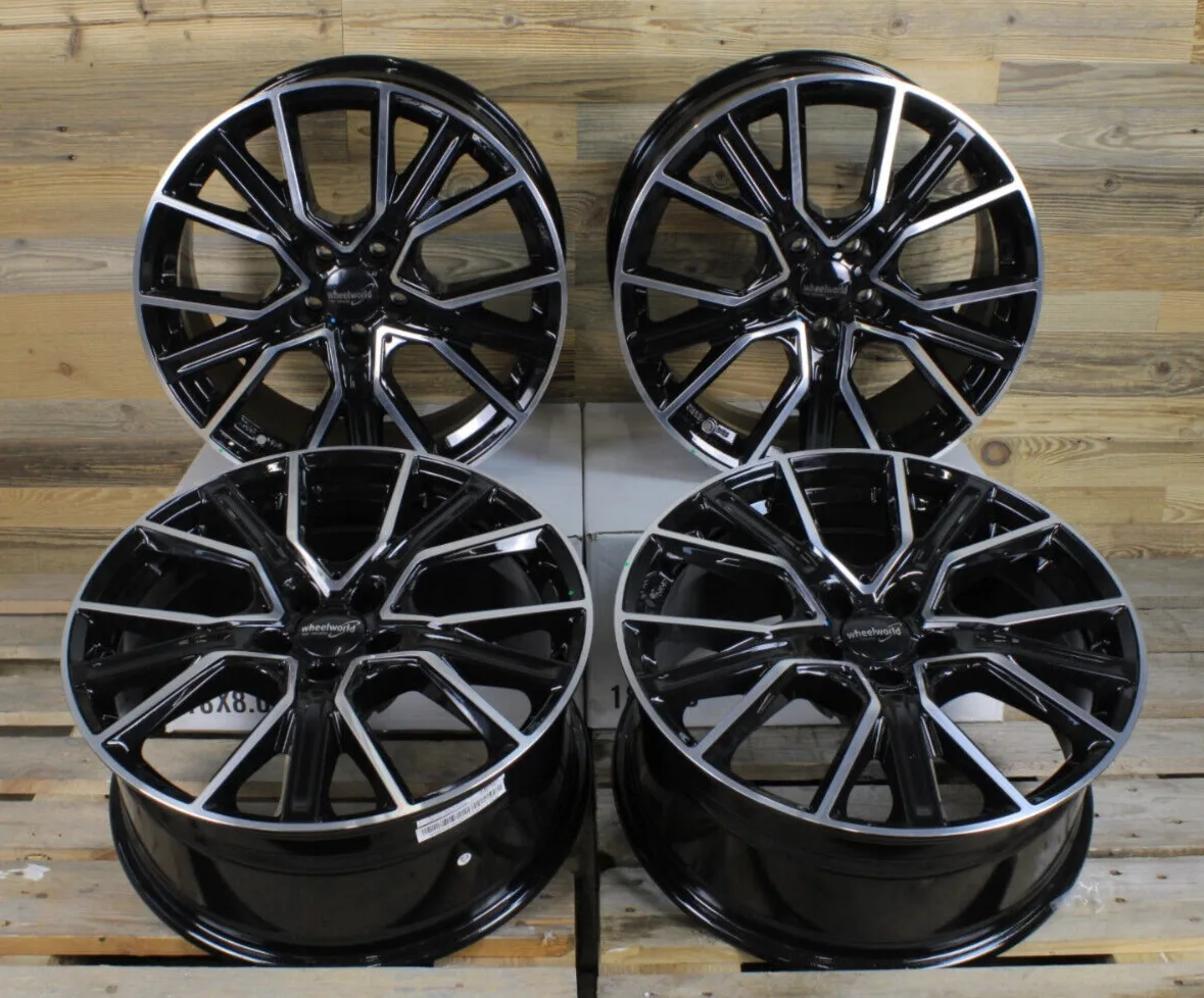 19 Zoll FelgenWH34 Schwarz Poliert für Mercedes GLA C A E V Klasse Vito W447 639