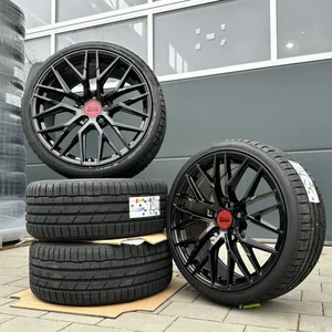 18 Zoll Allwetterräder Kompletträder RS4 schwarz für VW Passat B6 B7 Golf 6 7 8 2