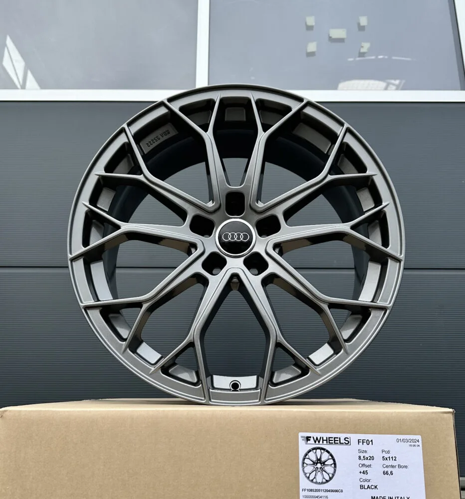 18 Zoll Felgen FF Wheels FF01 anthrazit für Audi A4 S4 B6 B7 B8 B81 B9 8E 8H S