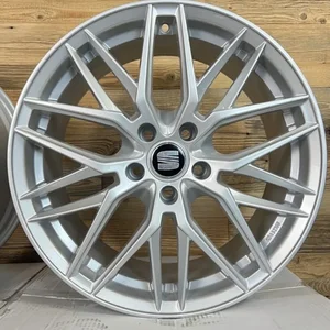 19 Zoll Felgen Damina DM08 Silber für Seat Leon 1P 5F KL Cupra Ateca Yeti 5x112