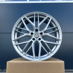19 Zoll Felgen Damina DM08 Silber für VW Golf 6 7 8 GTI GTD GTE Passat B6 B7 B8