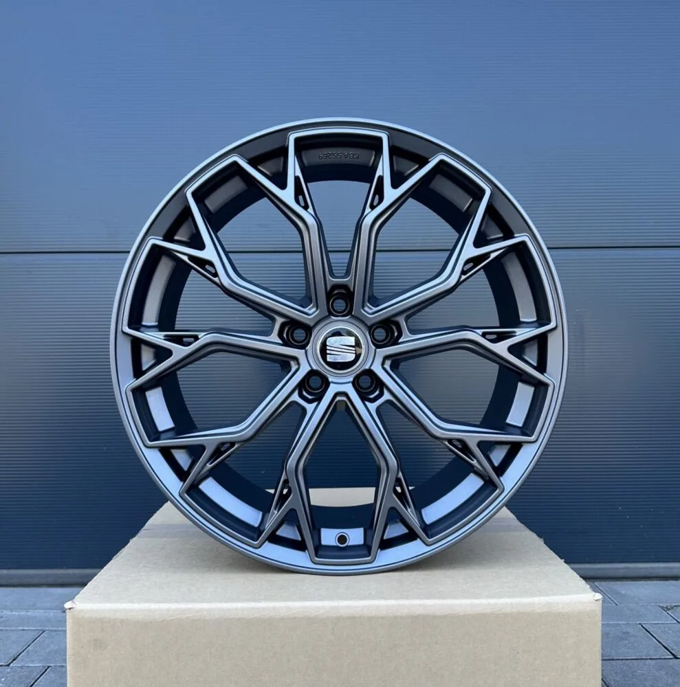 4x 19 Zoll Felgen FF Wheels FF02 grau für Seat Cupra Leon 5F KL 280 290 300