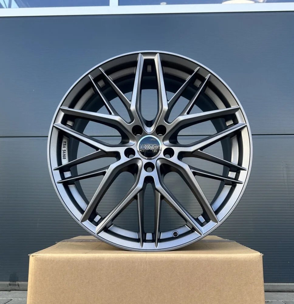 4x 18 Zoll Felgen Damina DM08 grau matt für Audi A6 S6 C6 C7 C8 4F 4G F2 S-Line