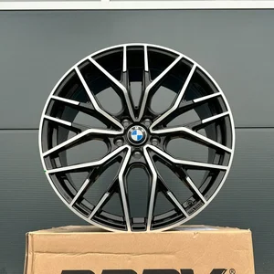 4x 19 Zoll Felgen WH37 schwarz poliert für BMW 5er G30 G31 M550i  M550d M550 M