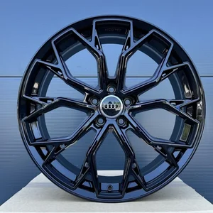 4x 19 Zoll Felgen FF02 schwarz für Audi A4 S4 B8 B81 Q2 Q3 GA 8U 8U1 S-Line S