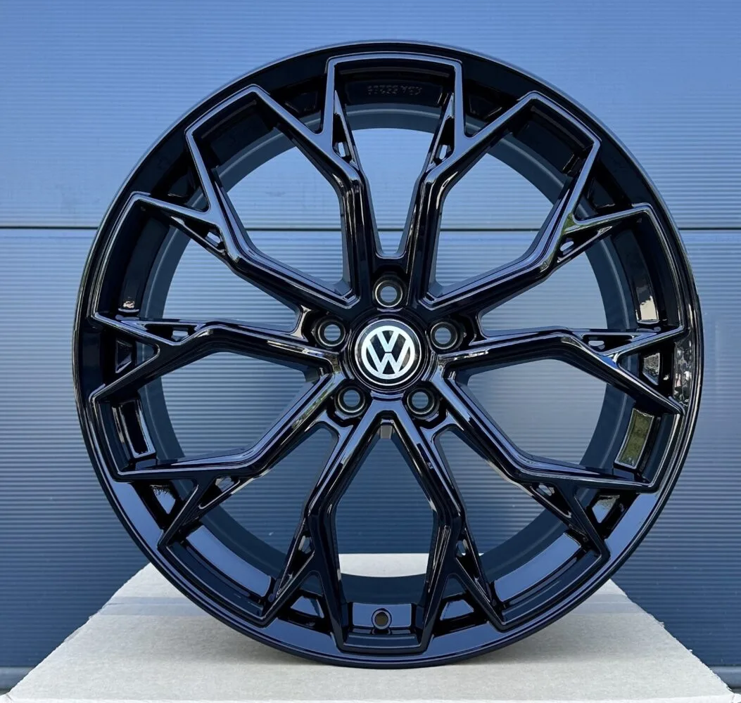 19 Zoll 4 Felgen FF02 schwarz für VW Tiguan 5N T-ROC T ROC A1 Jetta ID3 ID4