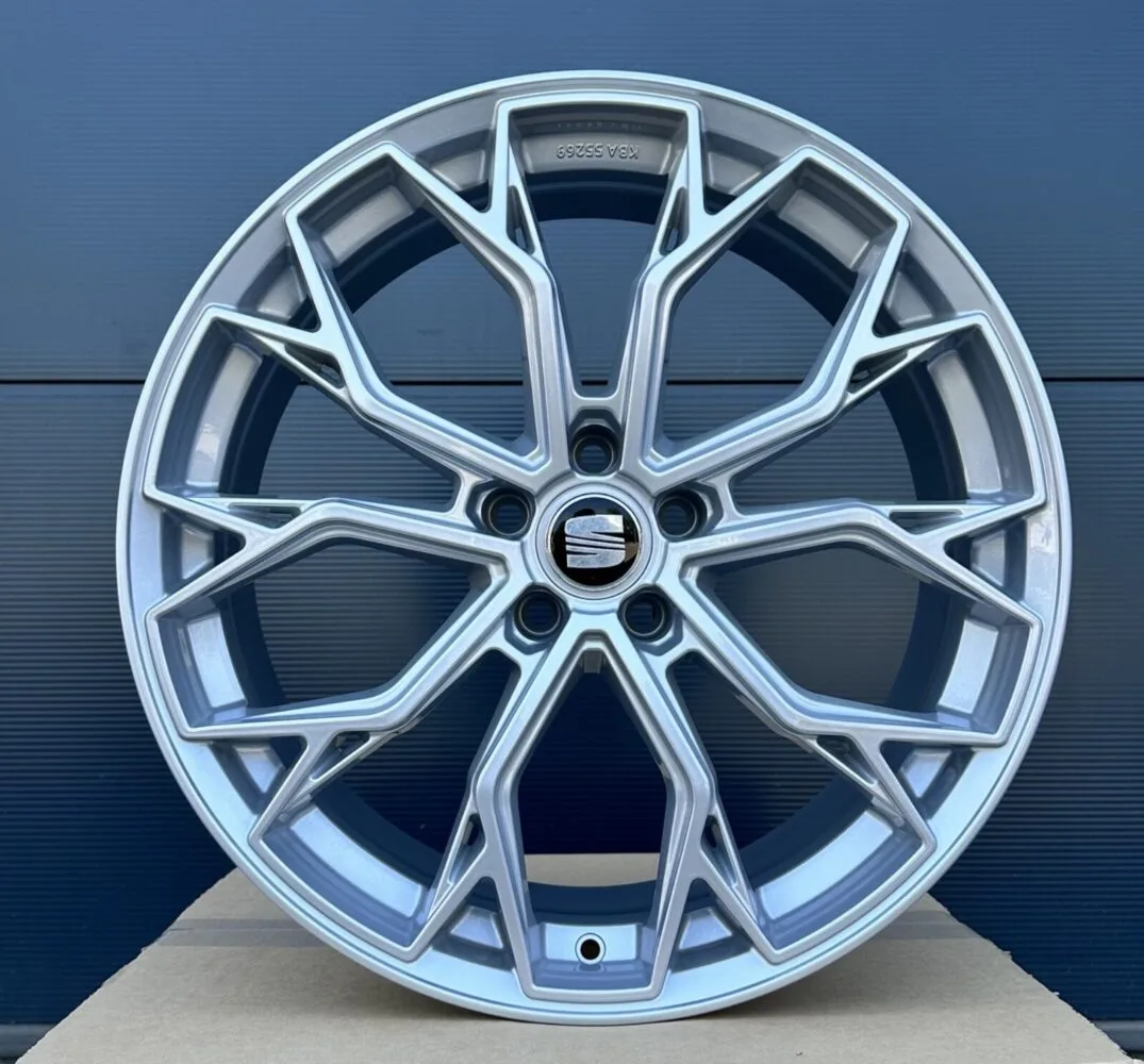 19 Zoll Felgen FF Wheels FF02 silber für Seat Cupra Leon 5F KL e Hybrid FR-Line