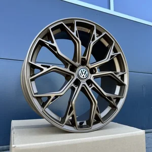 19 Zoll Felgen FF Wheels FF02 Bronze für VW Golf 7 8 GTI Clubsport TCR 7R 8R 3