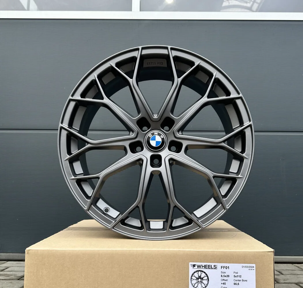 4x 19 Zoll Felgen FF Wheels FF01 Grau für BMW 3er F30 F31 3L 3K M Performance