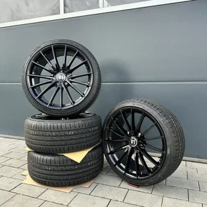 19Zoll Sommer Kompletträder Hankook V2 Wheels schwarz für Mercedes C Klasse w204 2