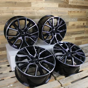 19 Zoll FelgenWH34 Schwarz Poliert für Mercedes GLA C A E V Klasse Vito W447 639 2