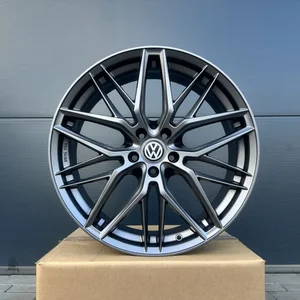 18 Zoll Felgen Damina DM08 grau matt für VW Passat B6 B7 B8 B9 3C CJ GTE R-Line 2