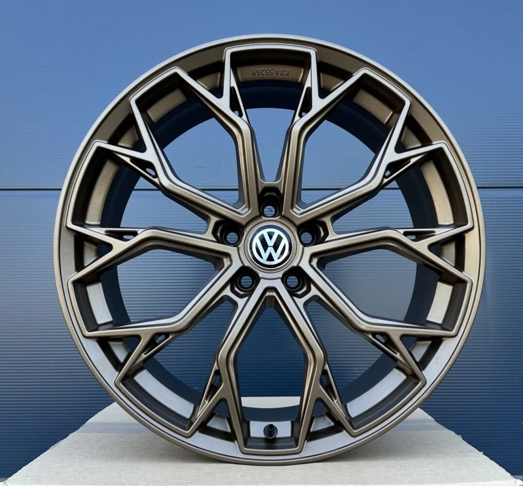 4x 19 Zoll Felgen FF Wheels FF02 Bronze für VW Tiguan 1 5N VW Phaeton 3D R-Line