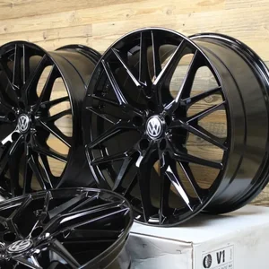 18 Zoll Felgen DM08 schwarz für VW Tiguan 5N 5N1 Arteon 3H Phaeton 3d Scirocco 2