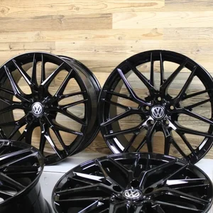 18 Zoll Felgen DM08 schwarz für VW Tiguan 5N 5N1 Arteon 3H Phaeton 3d Scirocco 3
