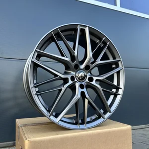 1x 19 Zoll Felge Damina DM08 grau matt 8,5x19 ET45 5x112 80036 Performance 3