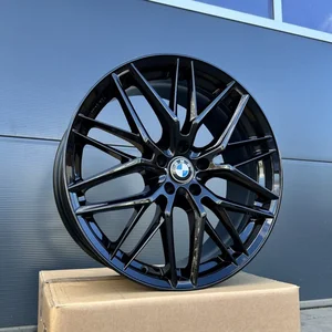 4x 18 Zoll Felgen Damina DM08 schwarz für BMW 5er F10 F11 5L 5K M Performance 3