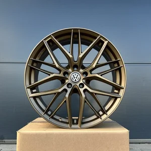 4x 19 Zoll Felgen DM08 bronze für VW Golf 7 8 GTI GTD GTE eGolf R-Line 7R 8R