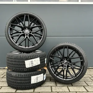 19 Zoll Felgen Damina DM08 schwarz für Seat Leon 1P 5F KL Cupra Ateca Yeti 5x112